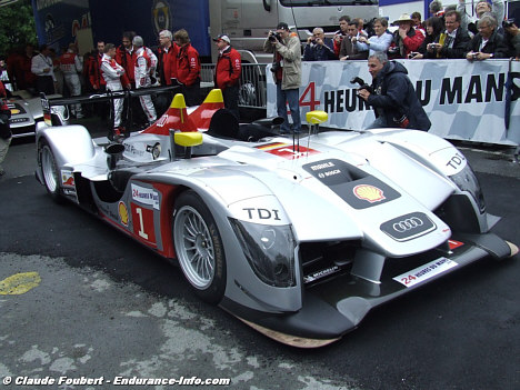 Her er bilen der skal give Tom Kristensen den 9. Le Mans sejr.
(Foto: Claude Foubert - Endurance-Info.com)
